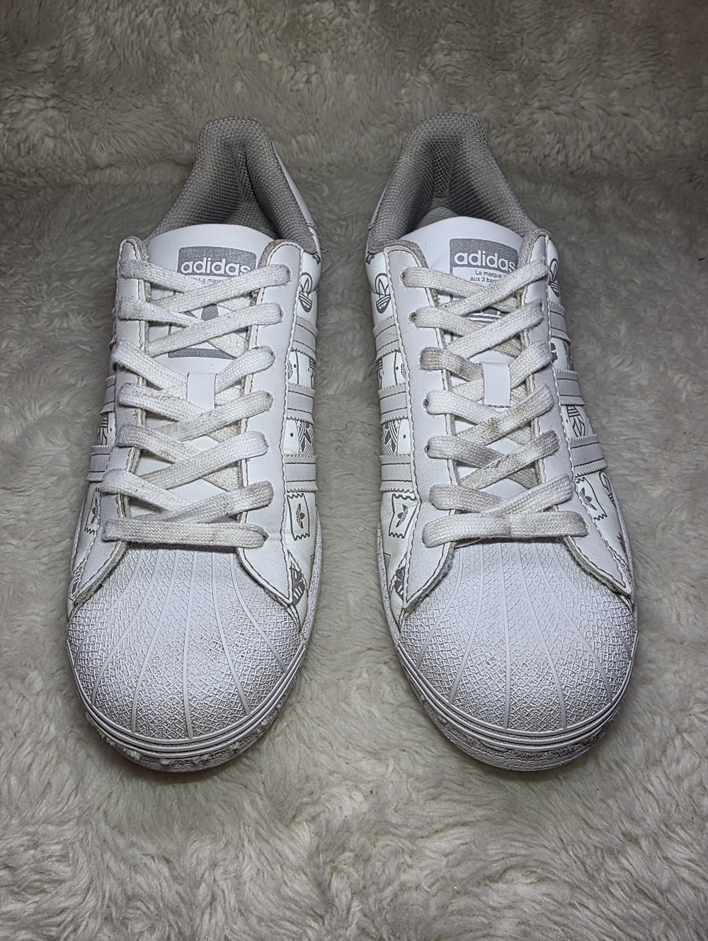 2021 Adidas Originals Superstar "Reflective Logo Print" — Size 8 - Picture 7 of 9